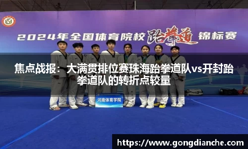 焦点战报：大满贯排位赛珠海跆拳道队vs开封跆拳道队的转折点较量